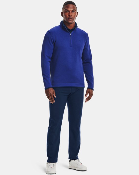 Herentrui UA Storm SweaterFleece met korte rits, Blue, pdpMainDesktop image number 2